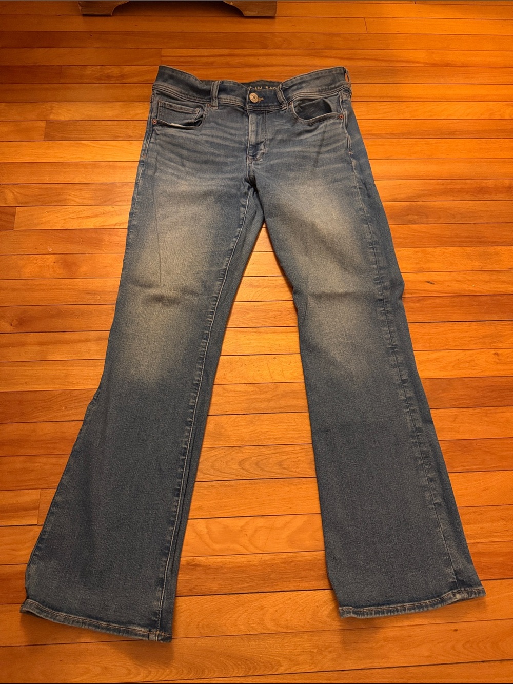 American Eagle Outfitters Medium Blue Flare Jeans